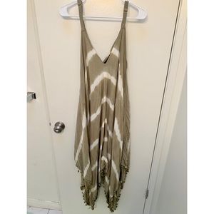 Tie-Dye Maxi with Fringe